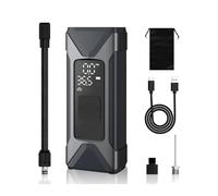 Pompa d'aria portatile T10 da 7500 mAh, compressore d'aria elettrico Treasure 160 PSI, gonfiatore multiuso a LED di tipo C for auto e moto