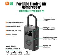 Pompa d'aria portatile wireless XIAOMI Mijia 2D, gonfiatore per pneumatici ricaricabile da 150 PSI con display digitale della pressione e spegnimento automatico, per auto, moto, bicicletta.