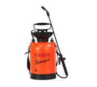 Pompa d'aria Spruzzatore a zaino da 5 litri for spruzzatore for la pulizia del prato, strumento di irrigazione da giardinaggio Bottiglia spray a pressione manuale(5L Red)