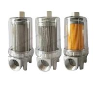 Pompa del Carburante, Pompa del carburante del veicolo Distributore Gruppo filtro impurità trasparente Accessori for la filtrazione a macchina for il rifornimento di carburante(H)