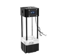 Pompa del radiatore dell'acqua + kit serbatoio con display della temperatura sullo schermo PUB-FS6WX(300mm Black)