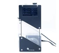 Pompa del serbatoio del refrigeratore d'acqua integrata con display della pressione dell'aria, della velocità, della portata e della temperatura. PUB-FXDDC(No light,Silver)
