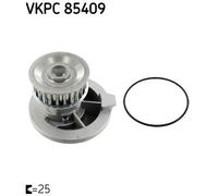 Pompa dell’acqua, raffreddamento motore per CHEVROLET HOLDEN OPEL VAUXHALL ASTRA