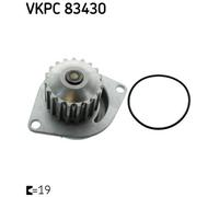 Pompa dell’acqua, raffreddamento motore per CITROËN PEUGEOT 1007 106 206 207 207