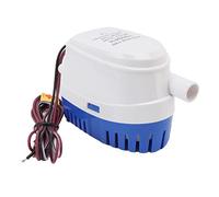 Pompa della bilge automatica Resistente all'impatto Mini Minifunzionale pompa dell'acqua sommersi a CC con interruttore galleggiante per acquari per le barche guscio di plastica (24 V.)
