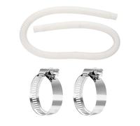 Pompa della piscina Pompa Piscina al di sopra del tubo da piscina 150 cm con 2 morsetti per 2 pezzi Adattatore Set leggero flessibile durevole per le pompe che mantengono la pulizia