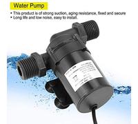 Pompa Dell'Acqua, 12v Dc 0-80℃ Mini Pompa A Membrana A Pressione Dell'Acqua Mini Pompa Senza Spazzole per Scaldabagno Solare