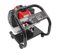 Pompa dell'acqua a 2 tempi, 1,25 kW, pompa per acqua sporca, pompa da giardino, 43 cm³, 250 l/min, per irrigazione e drenaggio, 35 x 29 x 33 cm