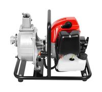 Pompa dell'acqua a benzina, 1250 W, 1,7 CV, 135 l/min, 30 m, con motore a 2 tempi, pompa a benzina, per agricoltura, irrigazione