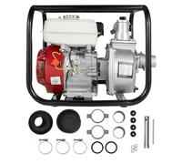 Pompa dell'acqua a benzina 4 tempi, 6,5 CV, 210 cc con portata 9510 GPH, pompa da giardino per irrigazione, drenaggio, protezione dalle inondazioni