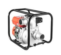 Pompa dell'acqua a benzina, 7,5 CV, 35,000 l/h, altezza di mandata, 30 m, pompa da giardino, pompa per acqua sporca con attacco da 80 mm, motore a 4 tempi
