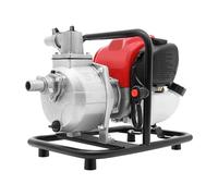 Pompa dell'acqua a benzina a 4 tempi, 38 cc, 8000 l/h, pompa da giardino autoadescante con altezza di aspirazione di 7 m e altezza di mandata, pompa portatile per acqua sporca, benzina per irrigazione