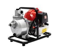 Pompa dell'acqua a benzina con 1,7 CV, motore a benzina a 2 tempi, pompa da giardino, pompa ad acqua, pompa per stagno, raffreddamento ad aria, 43 CC, pompa dell'acqua sporca, pompa motore per