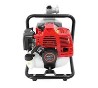 Pompa dell'acqua a benzina da 43 cc, 1,7 CV, autoadescante con filtri, altezza di mandata 30 m, 1,25 kW, 10 m³/h, pompa dell'acqua portatile per l'irrigazione del giardino