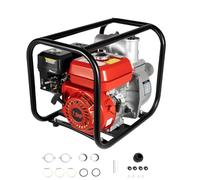 Pompa dell'acqua a benzina da 7,5 CV, 4 tempi, con 60.000 l/h, pompa da giardino, pompa per acqua sporca, altezza di mandata 28 m, altezza di aspirazione 8 m, attacco da 3 pollici, pompa per laghetto
