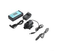 Pompa dell'acqua da 12 V con timer, 800 l/h, per fontane e laghetti | Timer automatico, controller 10A, costruzione in plastica, per paesaggi di stagni, funzionamento sicuro a 12 V