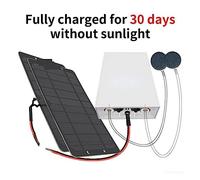 Pompa dell'acqua di aerazione solare Ricarica della batteria al litio ultra silenziosa Piante idroponiche Allevamento ittico Ossigeno Serbatoio di pesce Pompa d'aria Acquario ,Ecologico(Double 10w12v