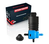 Pompa dell'acqua di lavaggio compatibile con Astra G, Astra H, Corsa B, Corsa C, Corsa D, Meriva X03, Zafira A, Zafira B, Transporter IV, OTUAYAUTO Pompa per lavavetri