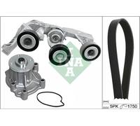 Pompa dell'acqua + kit cinghia trapezoidale 529 0081 31 INA per MERCEDES-BENZ