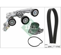 Pompa dell'acqua + kit cinghia trapezoidale 529 0148 30 INA per MERCEDES-BENZ