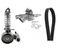 Pompa dell'acqua + kit cinghia trapezoidale 529 0297 30 INA per OPEL CORSA C