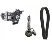 Pompa dell'acqua + kit cinghia trapezoidale 529 0326 30 INA per CHEVROLET OPEL