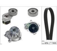 INA 529 0330 30 Pompa acqua + Kit cinghia Poly V