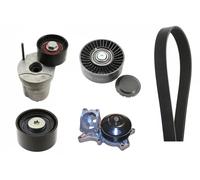 INA Pompa dell'acqua + kit cinghia trapezoidale 529 0368 30 per BMW 1 Cabriolet