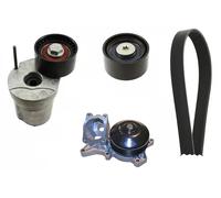 Pompa dell'acqua + kit cinghia trapezoidale 529 0370 30 INA per BMW 1 Cabriolet