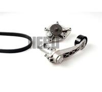 Pompa dell'acqua + kit cinghia trapezoidale Alternatore PK04951 HEPU per MINI