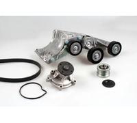 Pompa dell'acqua + kit cinghia trapezoidale Alternatore PK15390 HEPU