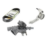 NTN-SNR Pompa acqua KAP853.020 + kit cinghia Poly V per Opel Corsa C