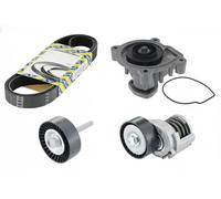 NTN-SNR Pompa acqua KAP857.140 + kit cinghia Poly V