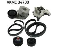 SKF VKMC 34700 Cinghie ausiliarie, Kit Pompa Acqua