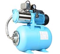 Pompa dell'acqua MAX-H 1300 con Serbatoio 24L Pompa da Giardino (1300 W, 6000 l/h altezza di mandata 55 m) - Gruppo di Sovrapressione Set - Serbatoio a Pressione 24 L per Acqua Pulita per Irrigazione