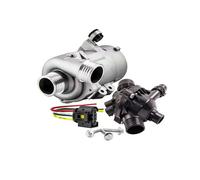 Pompa dell'acqua motore auto Compatibile Con BMW 1 E81/E87 2005-2012 3 E90/E92/E93 2007-2025 5 E60/E61 2007-2025 Kit Termostato Pompa Acqua Elettrica Refrigerante Motore Auto(With Thermostat)