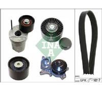 Pompa Dell'Acqua Originale INA + Kit Cinghia A V 529 0368 30 Per BMW