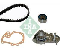 Pompa Dell'Acqua Originale INA + Kit Cinghia Dentata 530 0018 30 Per Renault