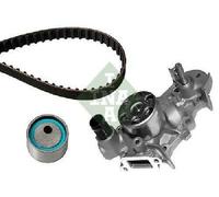 Pompa Dell'Acqua Originale INA + Kit Cinghia Dentata 530 0182 30 Per Renault