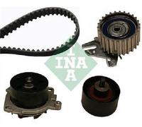 Pompa Dell'Acqua Originale INA + Kit Cinghia Dentata 530 0227 30 Per Alfa Romeo