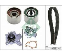 Pompa Dell'Acqua Originale INA + Kit Cinghia Dentata 530 0502 30 Per Hyundai KIA
