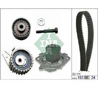 Pompa Dell'Acqua Originale INA + Kit Cinghia Dentata 530 0623 30 Per Fiat