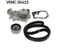 Pompa Dell'Acqua Originale SKF + Kit Cinghia Dentata VKMC 06415 Per Renault
