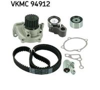 Pompa Dell'Acqua Originale SKF + Kit Cinghia Dentata VKMC 94912 Per Mazda