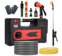 Pompa dell'acqua per batteria Makita da 18 V/21 V, pompa di trasferimento a batteria (senza batteria), pompa da giardino, pompa portatile autoadescante con tubo di scarico dell'acqua da 20 m, tubo di