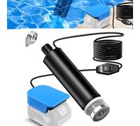 Pompa dell'acqua portatile, compatibile con la batteria Bosch GBA 18 V, velocità minima del motore, 4500 giri/min, portata 30 l/min, Lift 15FT 120 W, per giardino, campeggio, piscina Kiddie