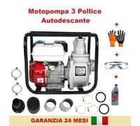 Pompa dell'acqua Professionale Motopompa 3 pollici 7,5hp 4 tempi 1000 L/ minuto