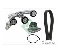 Pompa dell'acqua + set di cinghie a V INA 529 0148 30