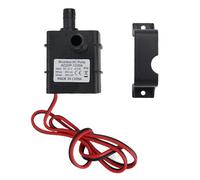 Pompa dell'acqua silenziosa CC, 12 V, 240 l/h, per computer (1230 A) | Motore senza spazzole, lunga durata oltre 10.000 ore, bassa vibrazione, efficiente dissipazione del calore