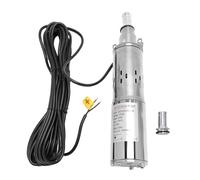 Pompa dell'acqua solare, 340 W in acciaio inossibile Pompa di pozzi profondi solari con connettore 6.6gpm 196 piedi 1 pollice pompe per l'acqua di pozzi profondi per irrigazione,